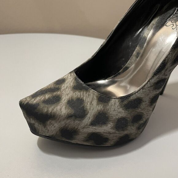 Carlos Platonic Animal Print Platform Stiletto Heels Size 6 - Picture 10 of 12